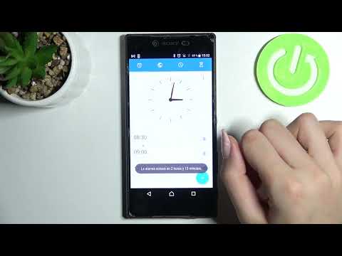 Cómo activar la alarma en SONY Xperia Z5 Premium - despertador