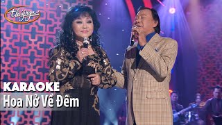 Karaoke | Hoa Nở Về Đêm (Hương Lan & Giang Tử) 