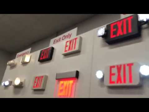 Exit Signs + Emergency Lights | The Korsen Training Center