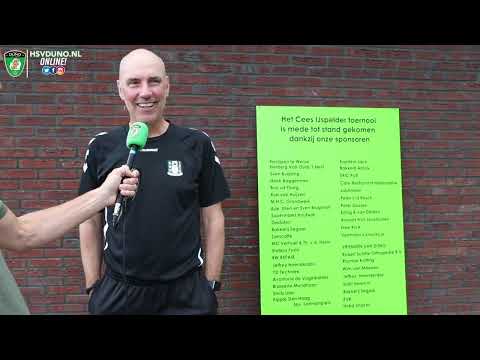 Interview : John Blok (SVV Scheveningen) na afloop van het I.M. Cees IJspelder toernooi || DUNO-TV