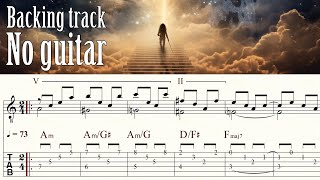 STAIRWAY TO HEAVEN | LED ZEPPELIN | No guitar | Backing track | TAB &amp; Sheet Music