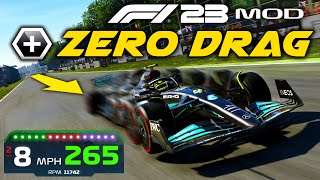 WHAT IF THE MERCEDES 2023 F1 CAR HAD ZERO DRAG?! - F1 23 Mod Gameplay Experiment