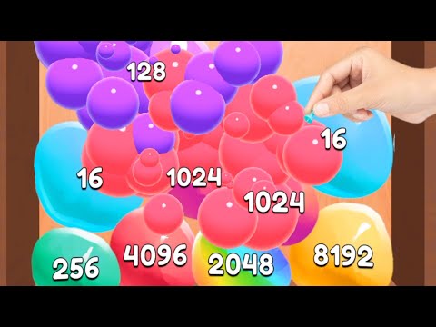 Satisfying Mobile Game New Video jelly 2048 - Blob Merge 3d gameplay walkthrough part 6