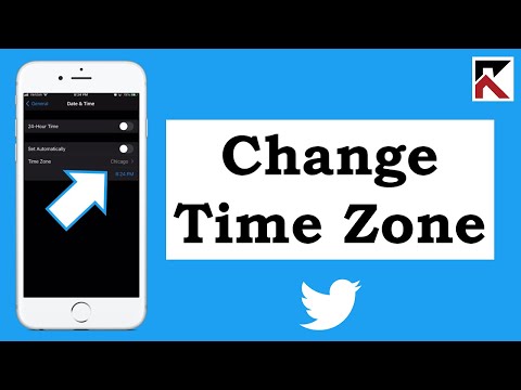 How To Change Your Time Zone Twitter App