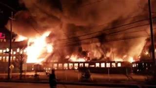 **FULL VIDEO** W/ FD AUDIO MARCAL PAPER FACTORY FIRE ELMWOOD PARK NJ 1-30-19