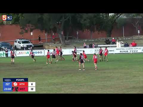 Rd 18 SANFL Snapshot - North's Dyson Hilder roves from the ruck