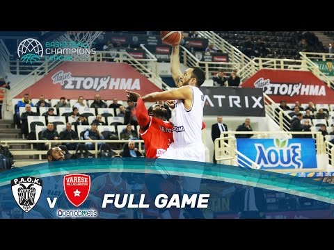 PAOK v Openjobmetis Varese - Full Game - Basketball Champions League