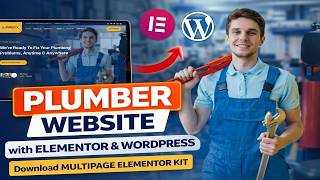 Complete Multipage PLUMBER WEBSITE using ELEMENTOR | Wordpress Elementor 2026