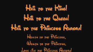 Hail To The Princess Aurora - Sleeping Beauty Lyrics