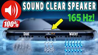 165Hz Sound Cleaner Audio | Speaker Frequency Tone to Remove Water & Dust Instantly
