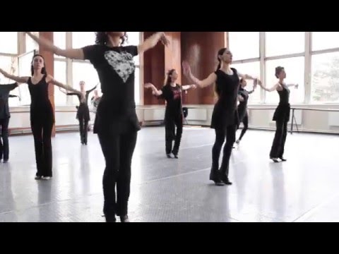 Sukhishvili Women Dancers Rehearsing (Georgian National Ballet)
