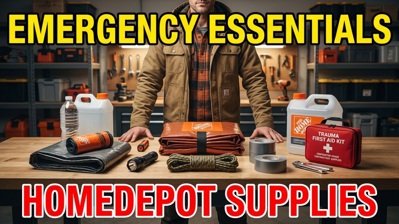 Best 15 Critical Prepper Items To Buy at Home Depot Right Now Before SHTF