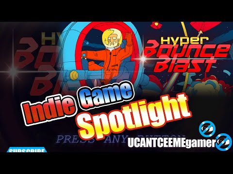 Hyper Bounce Blast - Indie Game Spotlight - Ep 13 - Music Bullet Hell Twin Stick Action Bounce   Fir