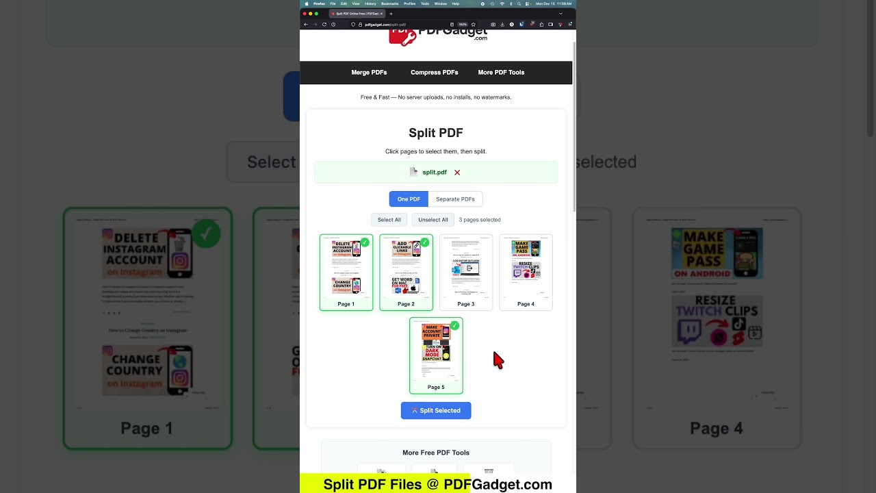 How to Split PDF into Separate PDF Files