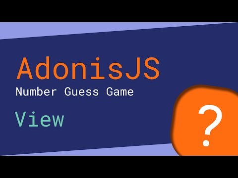 Number Guessing Game View 4 4 AdonisJS