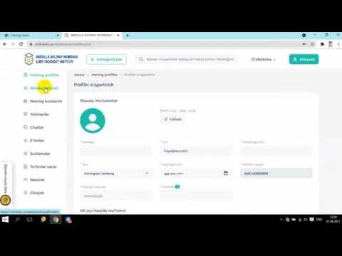 Onlinedu.uz saytida testlarga va mavzularga qanday kirish.Kredit ballar to'plash tartibi shu videoda