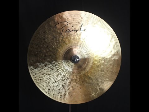 Paiste 18" Signature Dark Energy Mark I Crash - 1522g (video demo) imagen 2