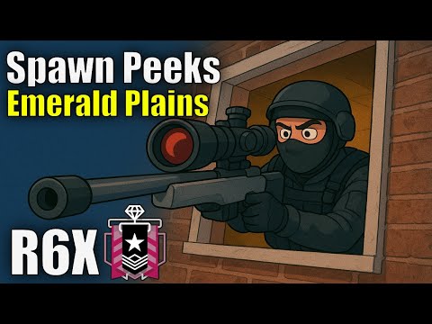 R6S Emerald Plains Spawn Peeks 2025 | Top Tips & Insane Plays!