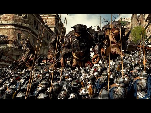 A CLASH Of THE FIVE-ARMIES! - Lord of The Rings Battle - Dawnless Days