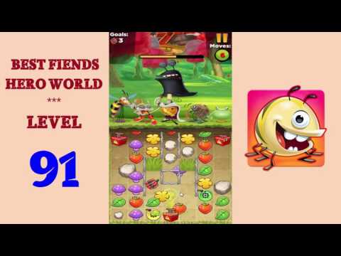Best Fiends Hero Level 91 - Walkthrough