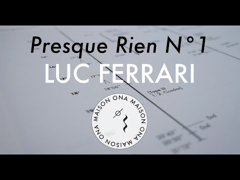 [[#Luc Ferrari [Λουκ Φερράρι]#]]. Presque Rien n°1. (Le lever du jour au bord de la mer), 1968. Σύνθεση τοπίου που έχει δημιουργηθεί μέσω ηχογράφησης. Θεωρείται ο προάγγελος των συνθέσεων ηχοτοπίου που αξιοποιούν και άλλα μέσα πέραν της ηχογράφησης. 