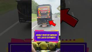Download lagu Akibat menertawakan bus lain di depannya ❗ #videoviral mp3