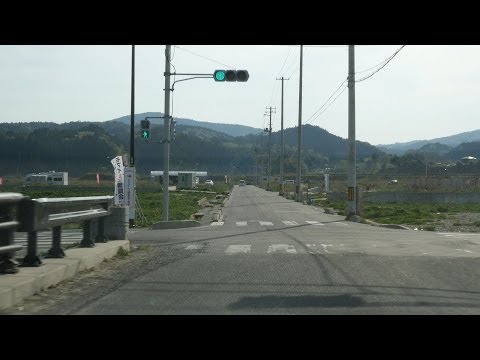 Past Tsunami Inundation Road 14 ; Shizugawa of Minami-Sanrikiu ,Miyagi JAPAN (4K Movie)