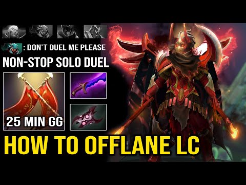 How to Offlane LC Like a Pro with 1st ITEM Armlet Nonstop Duel Hunting +210 DMG Easy 25Min GG Dota 2