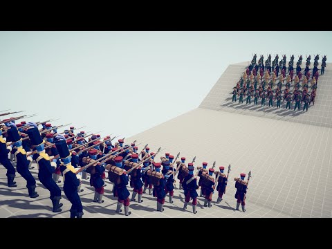 FRENCH ARMY vs SAMURAI | Totally Accurate Battle Simulator - TABS