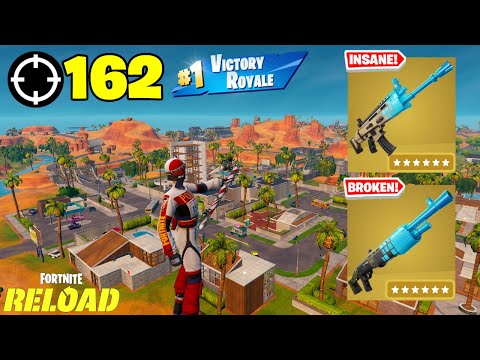 162 Elimination Squad " Ranked RELOAD” Gameplay Wins (Fortnite Chapter 7 PS5 Controller)