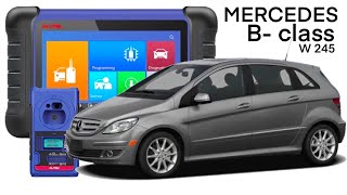 Add key Mercedes B-class W245 2010/ добавление ключа на Mercedes W245 2010 c Японии/ Autel im508