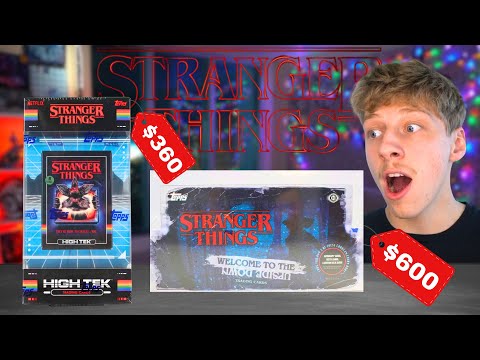 OPENING EXPENSIVE STRANGER THINGS PACKS!! HUGE AUTOGRAPHS AND SKETCH CARDS!!