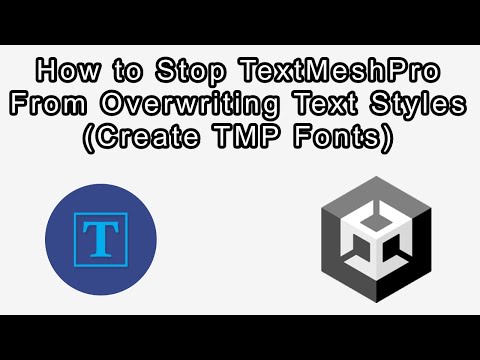 Fix TextMesh Pro Changing All Your Text in Unity