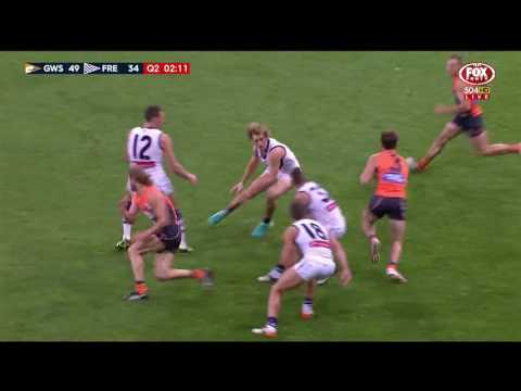 Round 22 AFL Highlights - GWS v Fremantle
