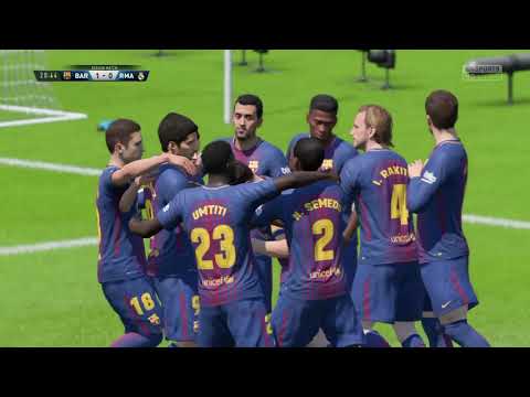 FIFA 18 ROAD TO DIVISION 1 PART 133 - BARCELONA VS REAL MADRID - FIFA 18 Online Seasons Gameplay