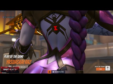 POTG! TOP 500 DPS PLAYER SHOWING INSANE WIDOWMAKER - SUREFOUR WIDOW + SOMBRA + BASTION GAMEPLAY