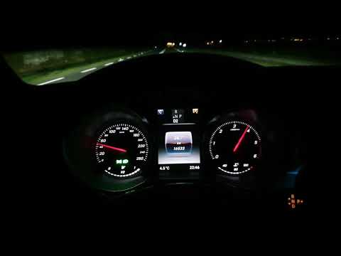 Acceleration 0 - 160 km/h 2019 mercedes C 180d