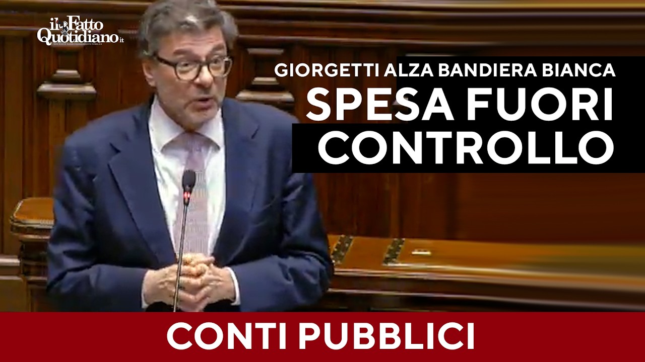 Giorgetti alza bandiera bianca: “Debito enorme, costretti a subire il Patto di Stabilità”