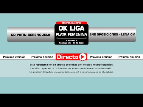 🎥​ CD Patin Berenguela - ENE Oposiciones Lena CM [ Ok Liga Plata Femenina | J9 ]