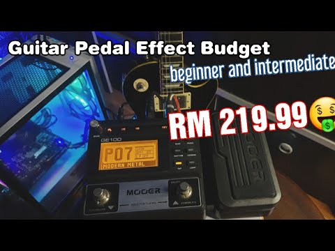 MOOER GE100🇲🇾 Guitar Multi Effect Pedal murah +99features
