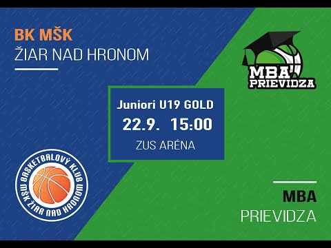 Juniori | BK MŠK Žiar nad Hronom - MBA Prievidza | @basketziar