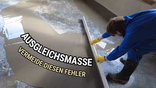 Ausgleichsmasse richtig anmischen: Macht nicht den gleichen Fehler