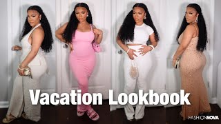 VACATION / SPRING BREAK LOOKBOOK/ HAUL 🌸🏝️ ft . Fashion Nova