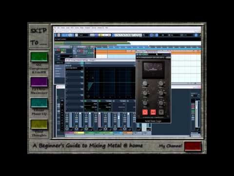 A Beginner's Guide to Mixing Metal at Home - Episode 5 pt.2 (Mastering with Waves)