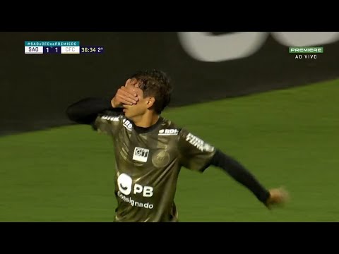 Sarrafiore faz gol no São Paulo e imita comemoração de Yuri Alberto