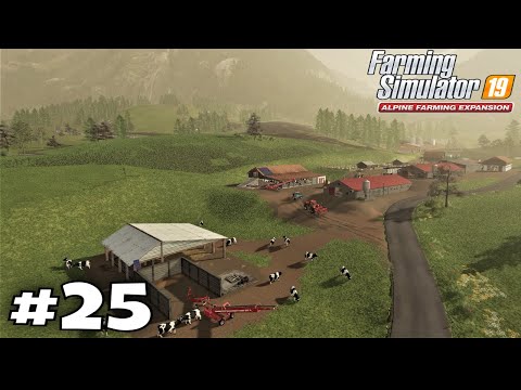 Potatoes with new Grimme Pack DLC - Farming Simulator 19 Erlengrat Alpine DLC  #25 Timelapse