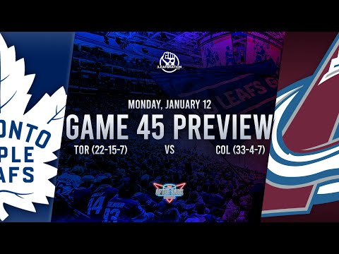 Toronto Maple Leafs vs Colorado Avalanche Game 45 Preview: Lineups, Goaltenders, & Best Bets