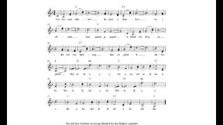 Vor meinem Hütterl do steht a bankerl