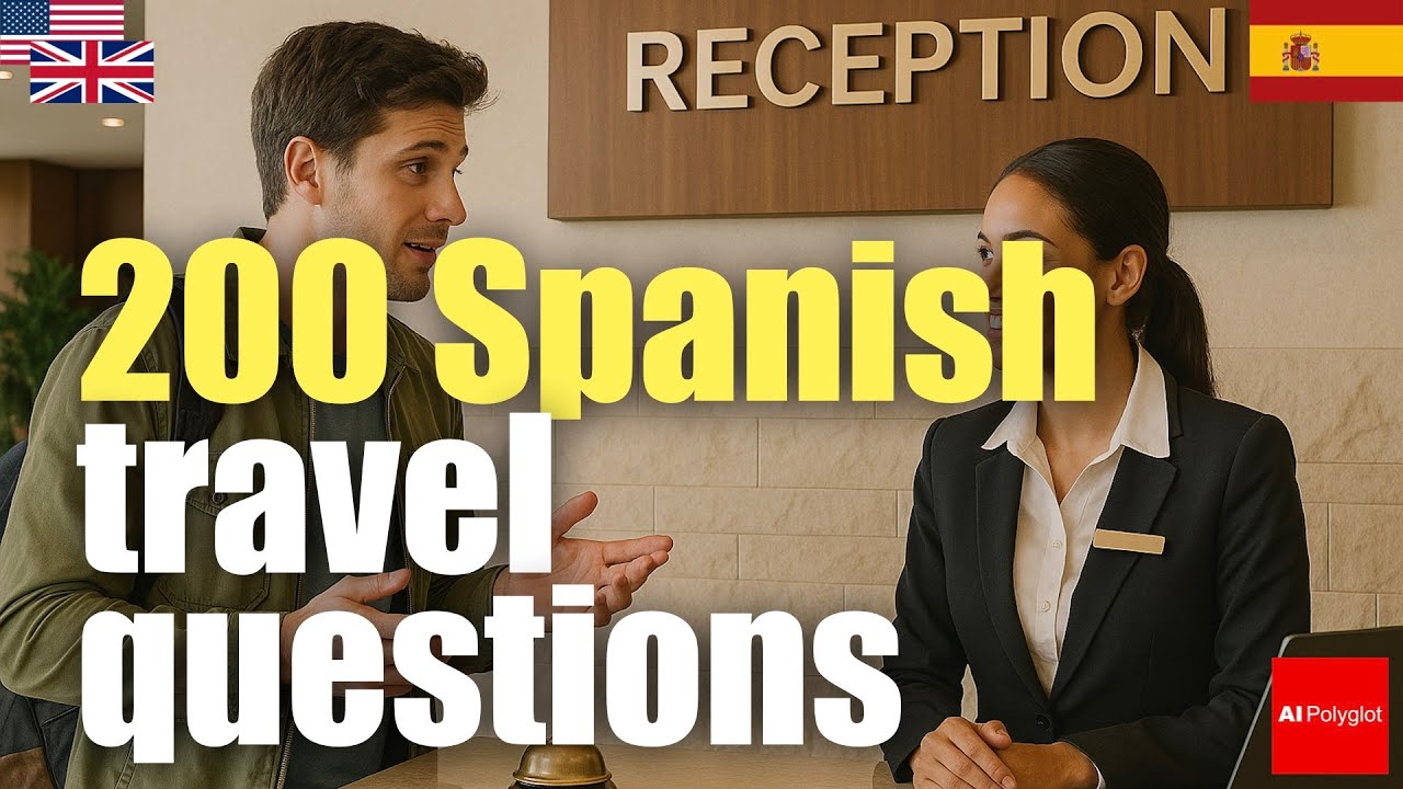 200 Spanish travel questions | Passive listening | L2Language | with hiragana episode artwork