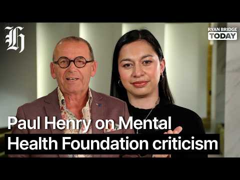 Thumbnail for 'Who cares what they think?' Paul Henry on Mental Health Foundation criticism | Ryan Bridge TODAY